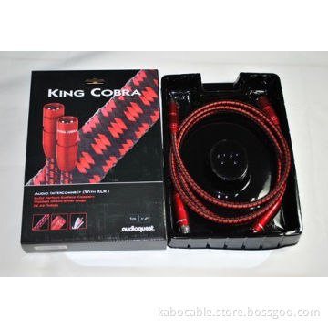 audioquest kingcobra XLR interconnect cale with original box original new